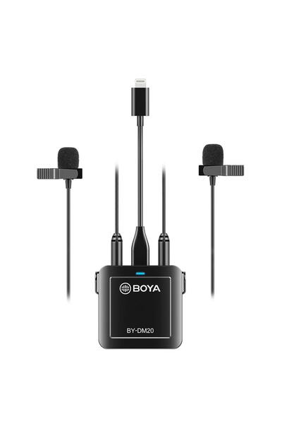 BOYA BY-DM20 Pc Telefon İkili Yaka Mikrofonu Kit