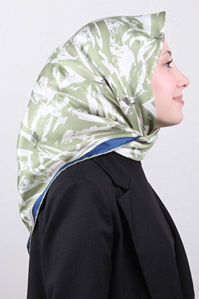 Belli Twil İpek Eşarp 4014-85 Yeşil