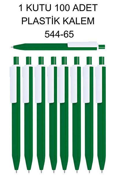 KALE PROMOSYON Plastik Tükenmez kalem 100 adet Basmalı  Tükenmez kalem okul i...