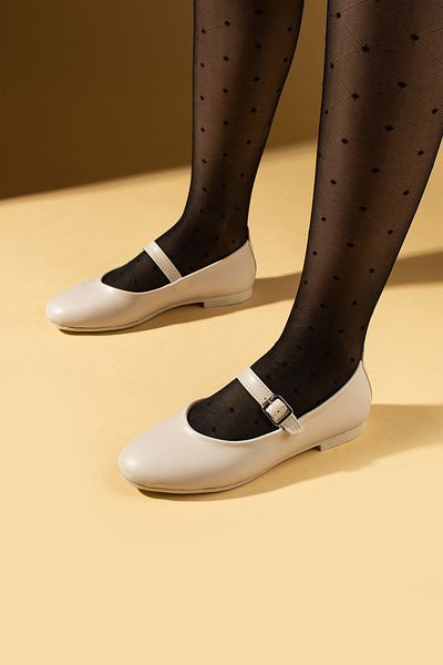 Ege's Shoes Women's Ballerinas Beige Banded Lightweight Comfortable Sole Stylish Casual Shoes