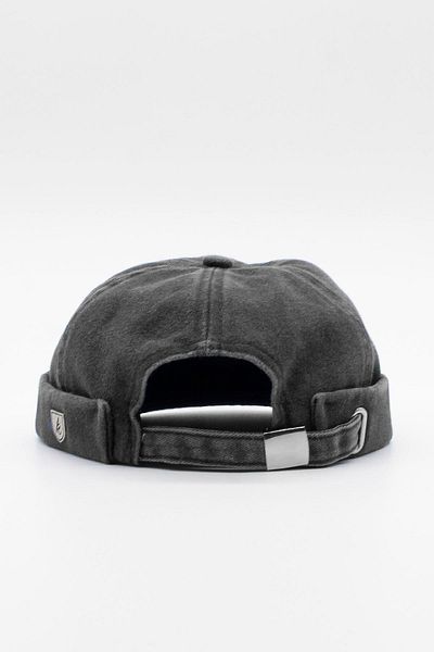 Külah Vintage Retro Black Antique Cotton Cap Docker Hat