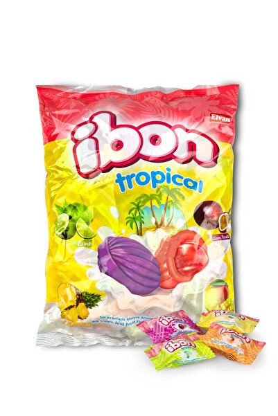 Elvan Ibon Τροπικά Φρούτα Καραμέλα 1000 Γρ. (1 Σακουλάκι)