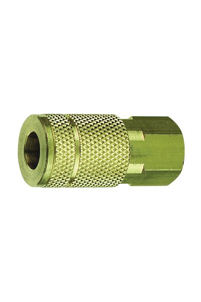 Tru-Flate Durable Brass FPT Quick Change Air Coupler 0.25inch