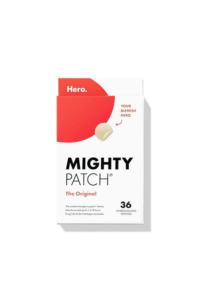 Mighty Patch Hydrocolloid Acne Pimple Patch by Hero Cosmetics - Vegan, Cruelty-Free (36 Count)