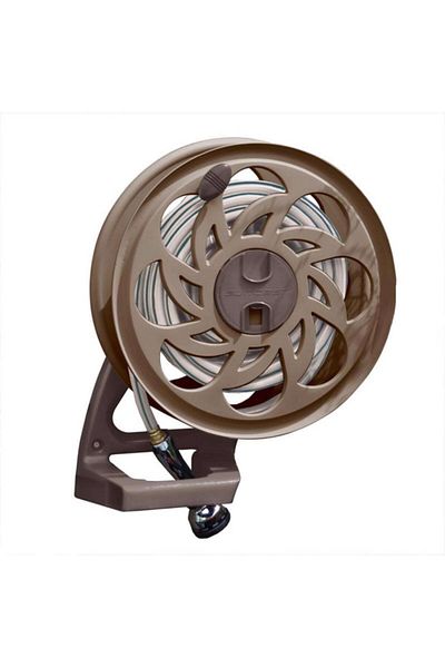 Suncast Side Tracker Hideaway Wall-Mounted Hose Reel 125ft