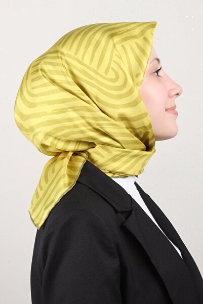 Belli Twill Silk Scarf 4010-35 Oil Green