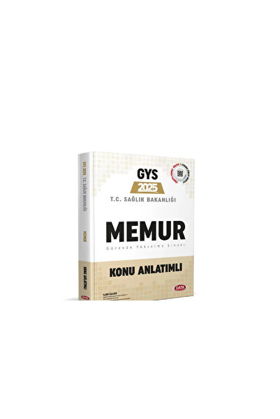 Data Yayınları T.C. Sağlık Bakanlığı Memur VHKİ GYS Konu Anlatımlı 2025