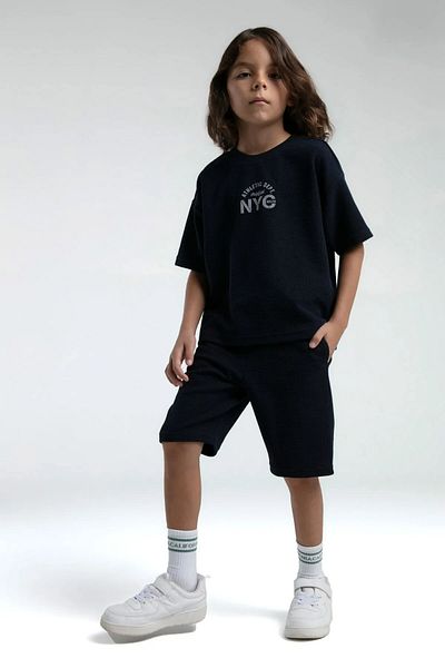 Rolypoly Roly Poly Crewneck Boy Shorts T-Shirt Suit
