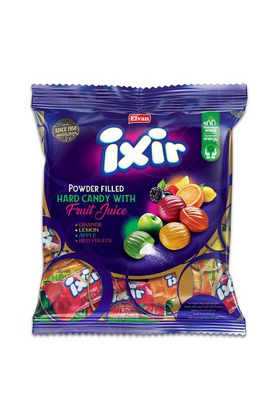Elvan Bomboane tari umplute cu fructe Ixir 1000 Gr. (1 pungă)