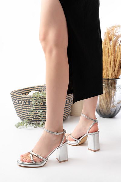 Egepass Elegant Comfort Thick Heel Evening Dress Stylish Night Women Platform