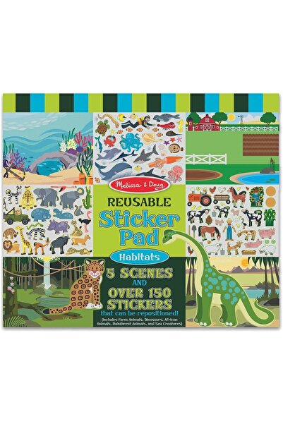 Melissa & Doug لوحة ملصقات قابلة لإعادة الاستخدام من Melissa And Doug - الموا...