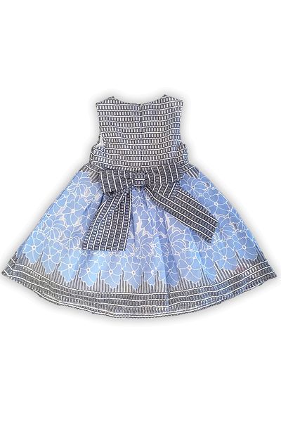 Çikoby Floral Patterned Girl's Dress Ck50445