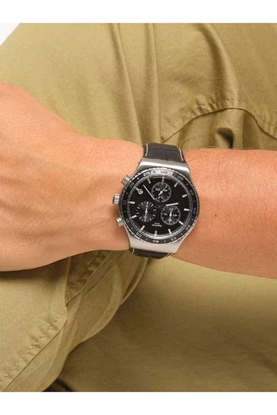 Swatch Carbonium Dream Men's Wristwatch Yvs495