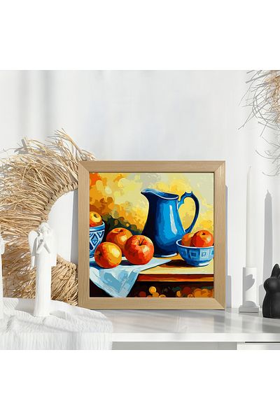 HOMEPACK Единична картина с дървена рамка, единичен плакат, картина KTC/044