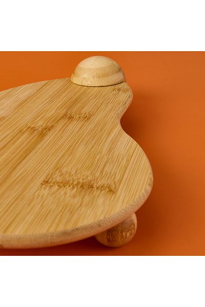 MİEN Mien Oval Bamboo Presentation Bowl - Light Brown - 33 cm