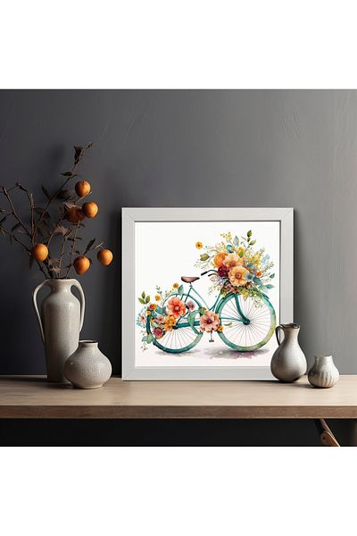 HOMEPACK Single Wooden Framed Painting One Piece Poster Painting Ktc/042