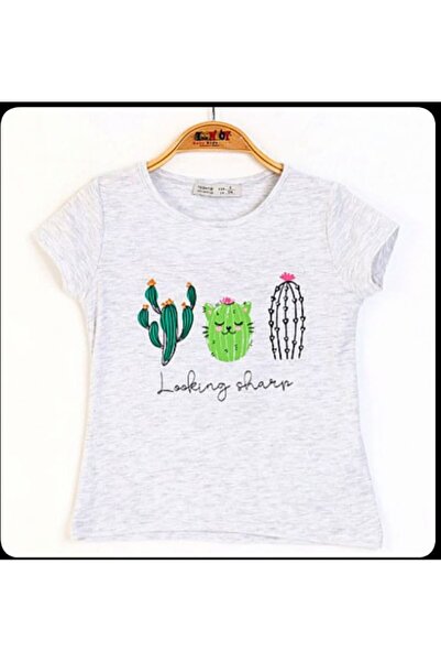 Toontoy Тениска с щампа на кактус за момиче