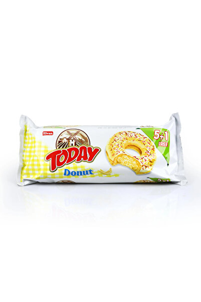 Elvan Today Donut Muzlu Kek Multipack Paket 35 Gr. 6 Adet (1 Paket)