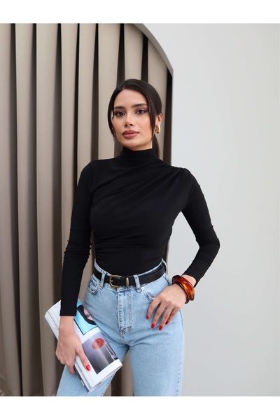 ESRAHELVACI Μπλούζα με πιέτες ώμου και μέσης