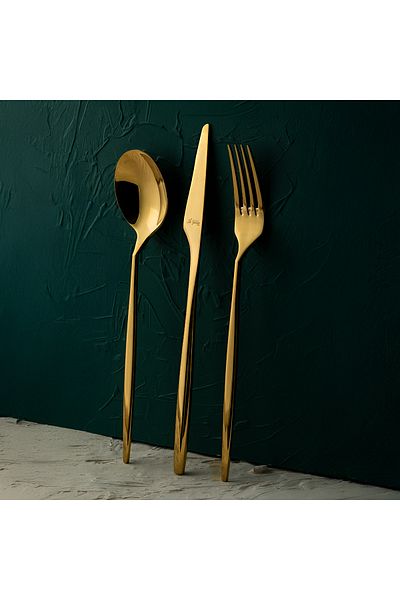 Aryıldız Studio Prestige Gold Pvd 84 Piece Cutlery Set