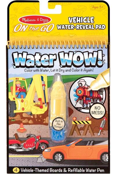 Melissa & Doug Melissa And Doug Water Wow - المركبات: نشاط سفر للأطفال - نشاط...