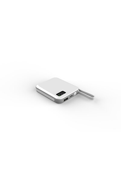SAWAI PD 5000 mAh  4 Çıkışlı Dahili Kablolu Hızlı Şarj Powerbank Taşınabilir ...