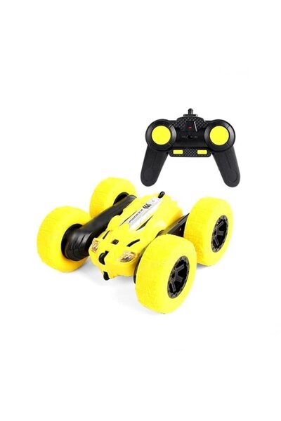 Erdem Oyuncak Akrobatik Araba Uzaktan Kumandalı Sarı