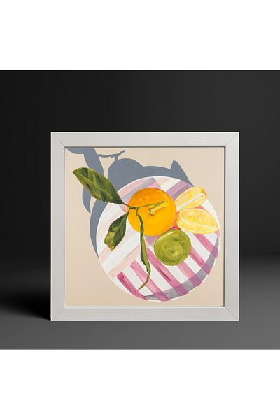 HOMEPACK Single Wooden Framed Painting One Piece Poster Painting Ktc/036