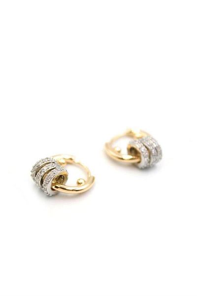 MENESSA Gold Hoop Earrings - Small Size