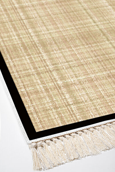 Alanur Home Star Leather Fringed Non-Slip Base Djt Toilet Set E5007