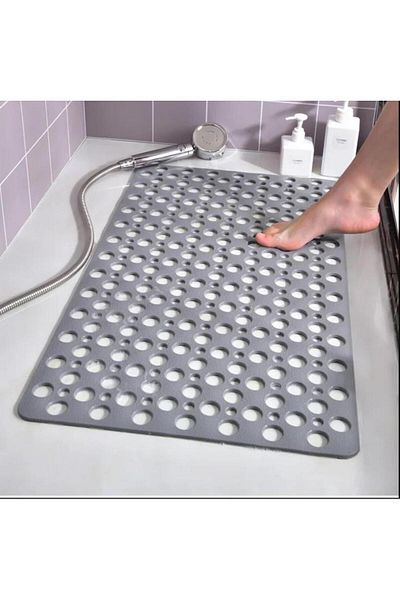 Hayveys Non-Slip Shower and Bath Mat, Rectangular Suction Cup Bathtub Bubble Mat