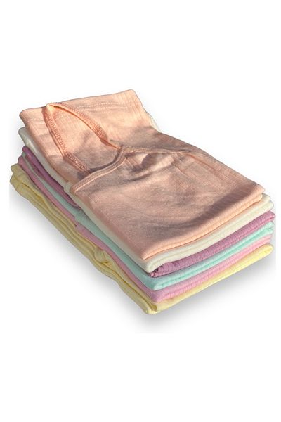 Tutku Tricou din bumbac cu nervuri cu cadou pentru fete - Chiloți cu bretele cu frânghie