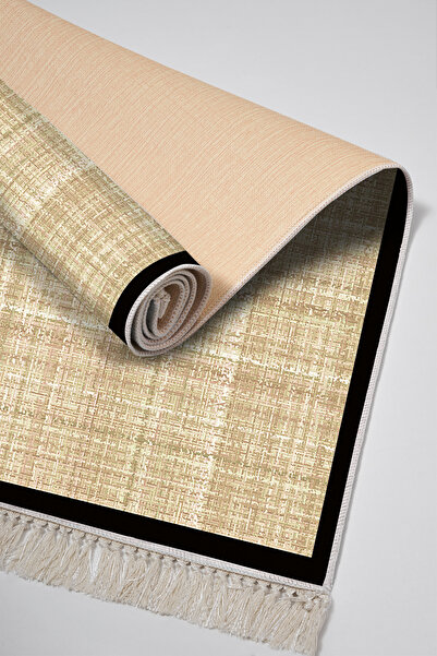 Alanur Home Star Leather Fringed Non-Slip Base Djt Toilet Set E5007