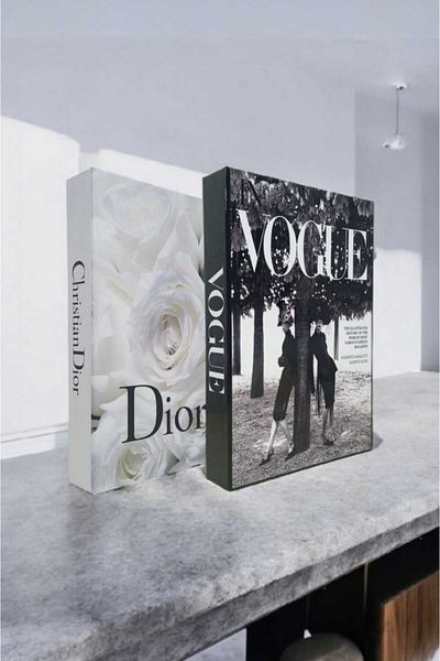 BayCazip Decorative Book Look Box Set of 2 Decorative Book Looking Box