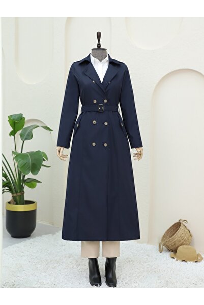 Modamorfo Тренчкот з подвійною застібкою та поясом - Laci