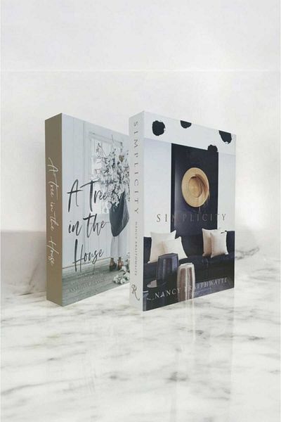 BayCazip Decorative Book Look Box Set of 2 Decorative Book Looking Box