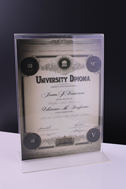 Yöntime T Tipi Dikey Masa Üstü Föylük Dosyası 2.8 Mm Şeffaf Pleksi Broşürlük ...