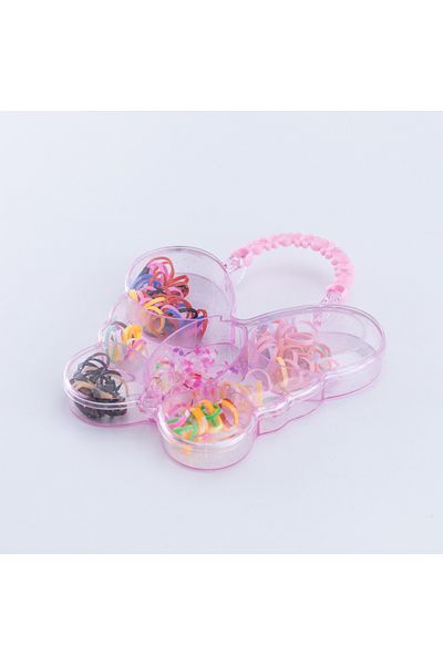 Bimotif Mixed Rubber Buckle Set with Butterfly Bag