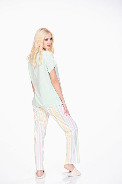 M MOONCOVER Women's Pajama Set 100% Cotton Combed Cotton Summer Mother Daughter Combination