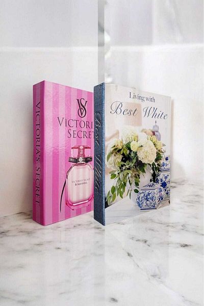 BayCazip Decorative Book Look Box Set of 2 Decorative Book Looking Box