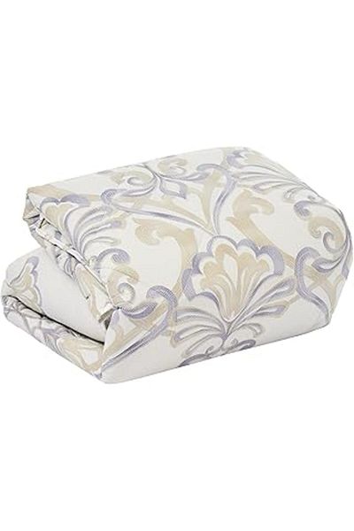 Hepta Collection نسيج خارجي منقوش عرقيًا من Crown Allen: قطن 100%، الحشو الداخلي: طقم لحاف من السيليكون، بني، مزدوج