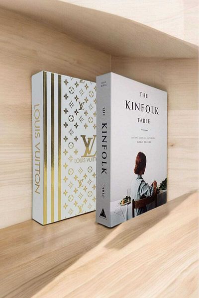 BayCazip Decorative Book Look Box Set of 2 Decorative Book Looking Box