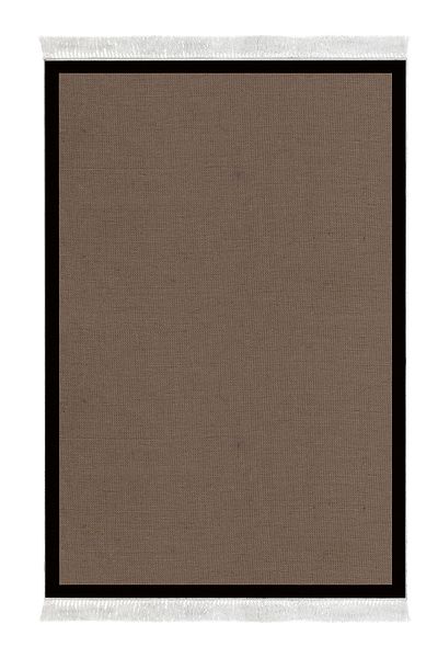 Alanur Home Αντιολισθητική βάση Djt Σετ Τουαλέτας Star Cotton Fringed Woven Pattern E5001