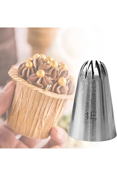 Siliko World وعاء كيك كبير الحجم + 4 أكياس شانت وستانلس ستيل