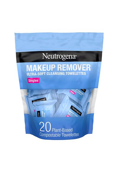 Neutrogena Makeup Remover Wipes Singles, Individually Wrapped, Alcohol-Free, 20 ct