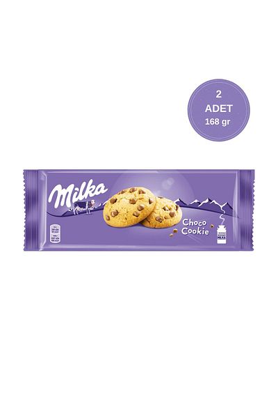 Milka Choco Cookies Drop Chocolate Cookies 168 g - 2 Pieces