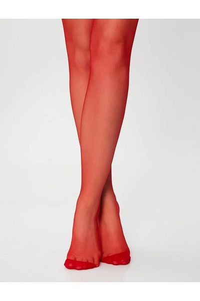 Daymod Lady Fity 15 Denier Red Shiny Thin Pantyhose