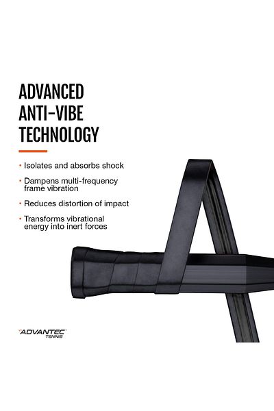 VT Advantec Vibration Dampening Tennis Grip – Polymer Tech – Adhesive-Free – Enhanced Control by VT Advantec