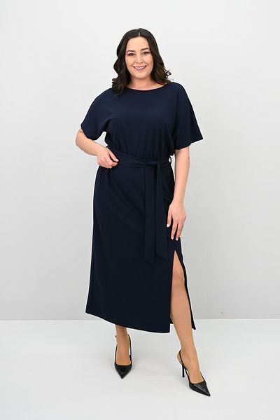 Koza Butik Γυναικείο φόρεμα με κοντό μανίκι με ζώνη 5297-25