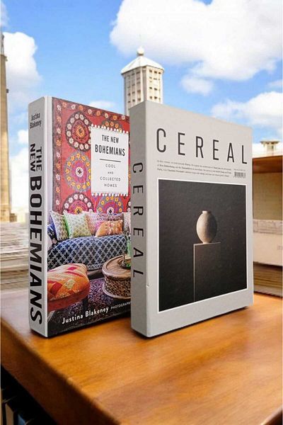 BayCazip Decorative Book Look Box Set of 2 Decorative Book Looking Box